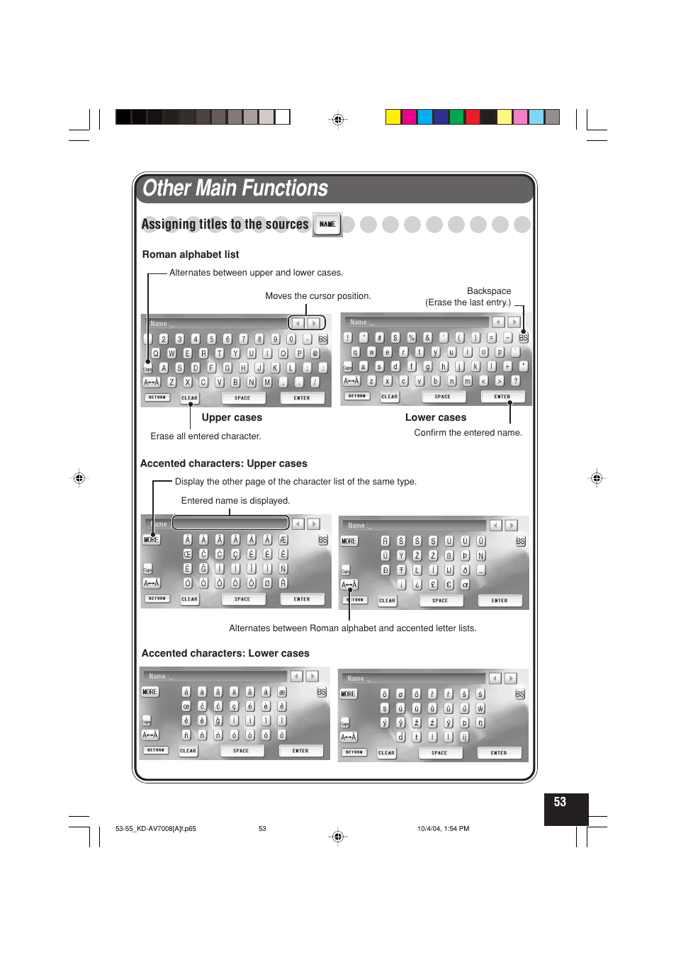 Other main functions | JVC KD-AV7000 User Manual | Page 319 / 352