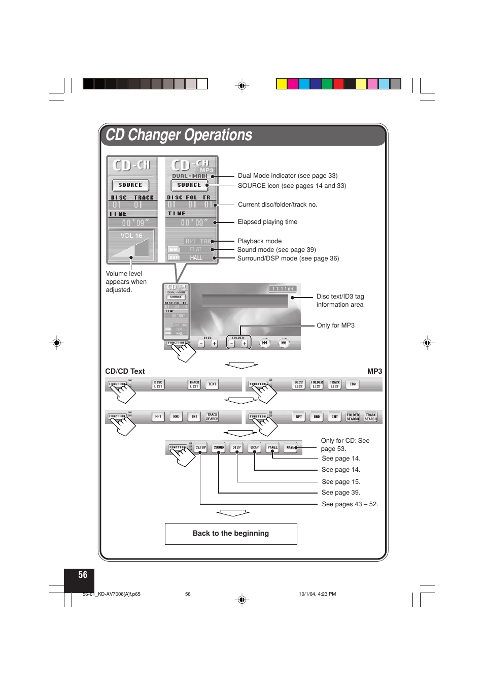 Cd changer operations | JVC KD-AV7000 User Manual | Page 322 / 352