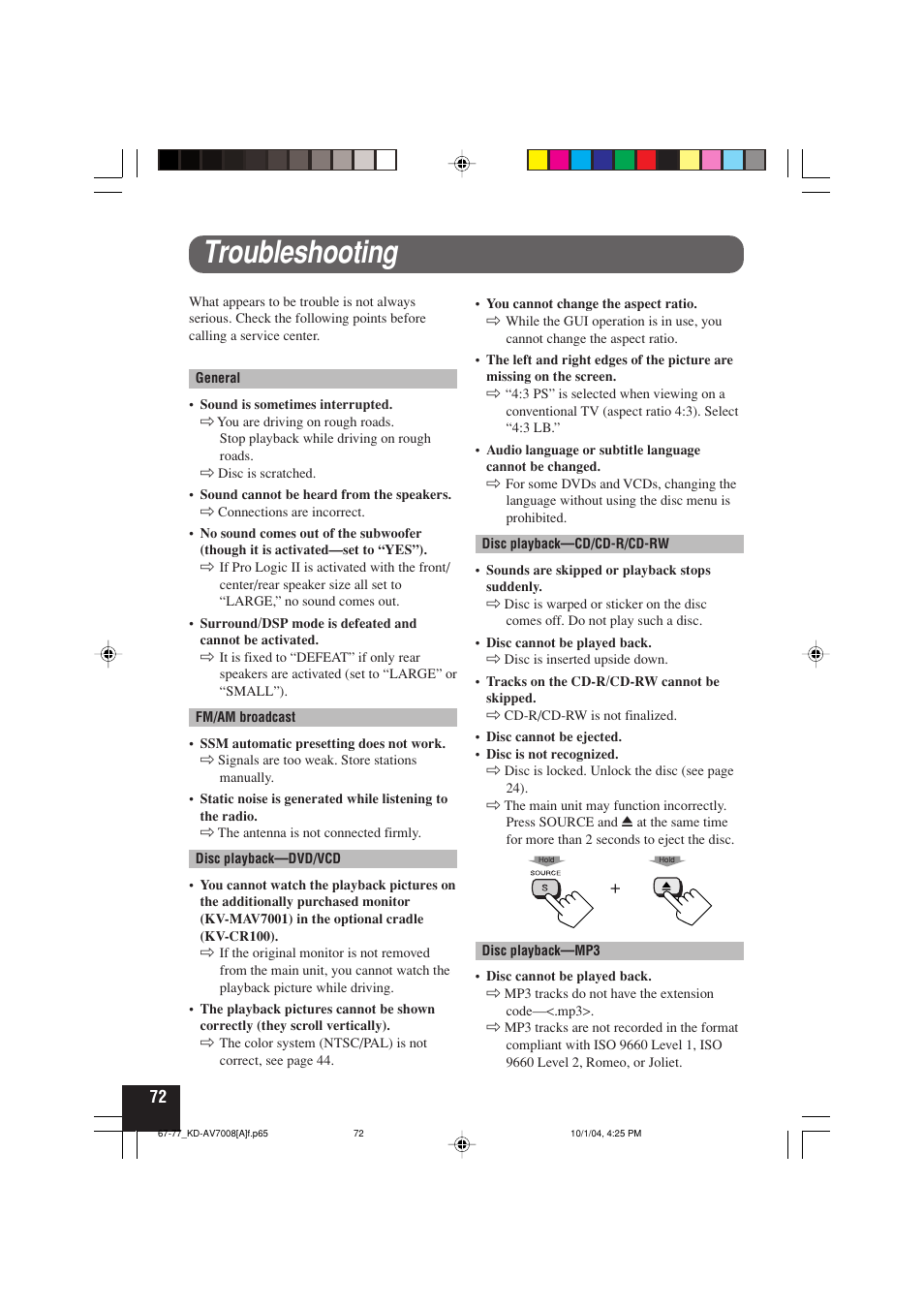 Troubleshooting | JVC KD-AV7000 User Manual | Page 338 / 352