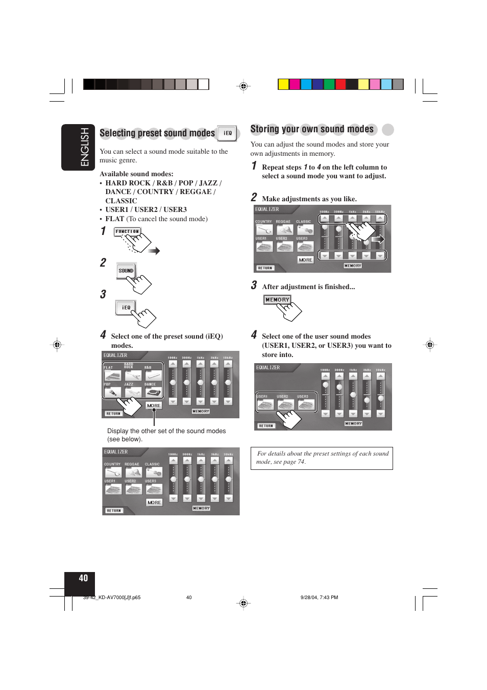 JVC KD-AV7000 User Manual | Page 40 / 352