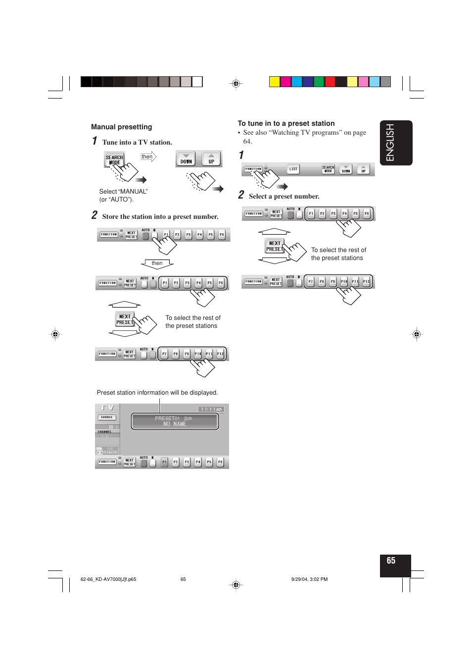 JVC KD-AV7000 User Manual | Page 65 / 352