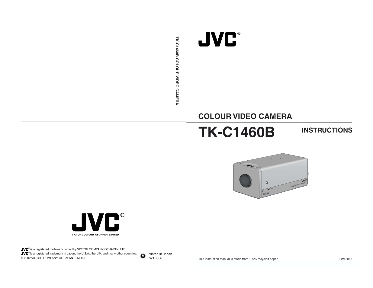 JVC TK-C1460B User Manual | 42 pages