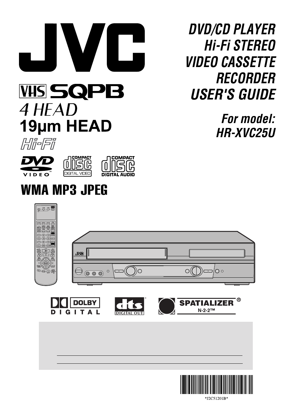 JVC HR-XVC25U User Manual | 68 pages