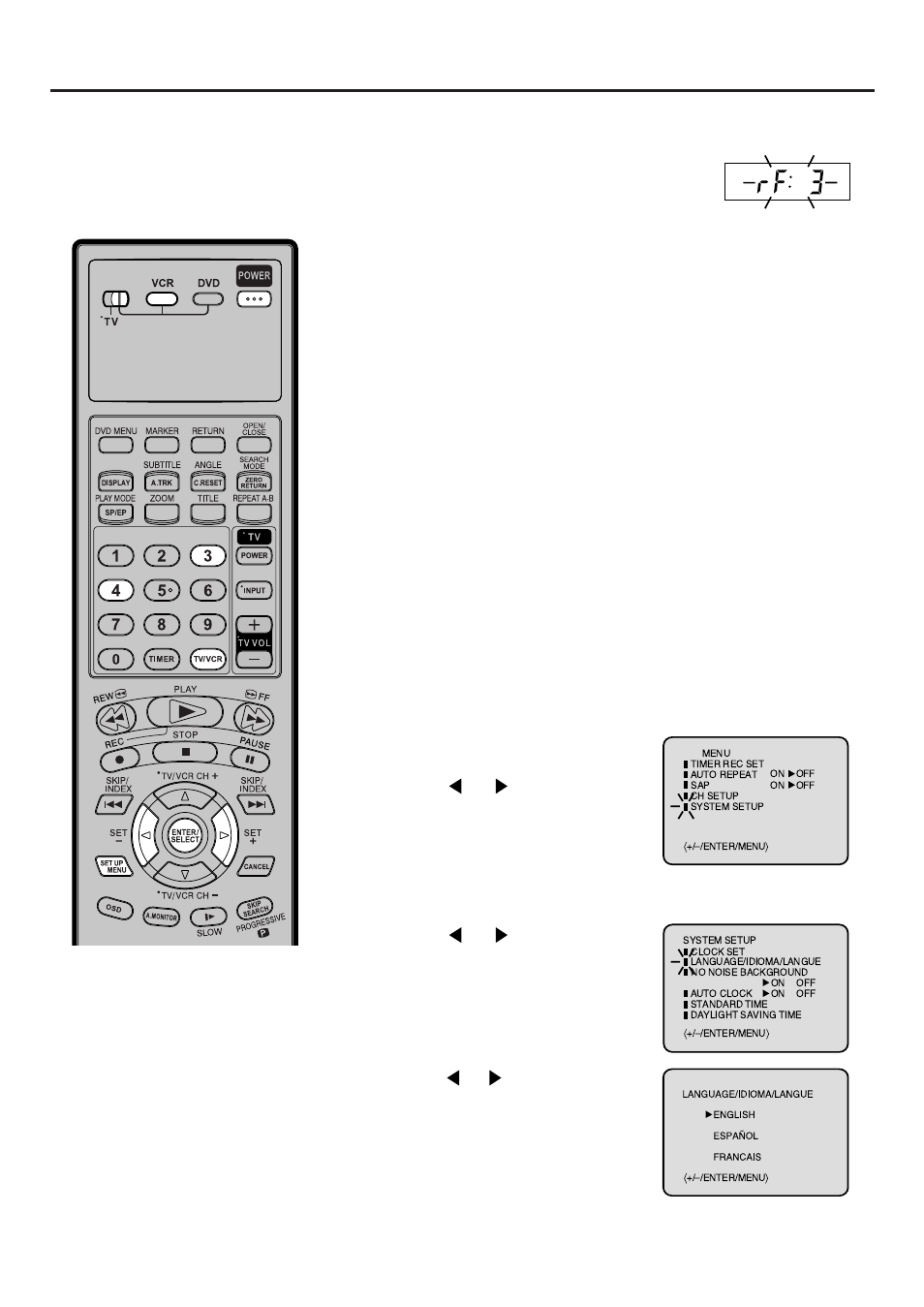 Setting the video channel/setting the language, 20 setting the video channel/setting the language, Setting the video channel setting the language | JVC HR-XVC25U User Manual | Page 20 / 68