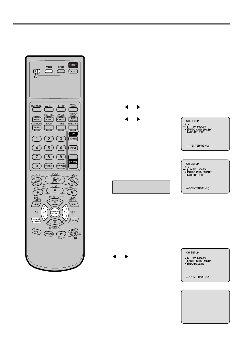 Tuner setting, Setting channels automatically, Tv/catv selection | JVC HR-XVC25U User Manual | Page 21 / 68