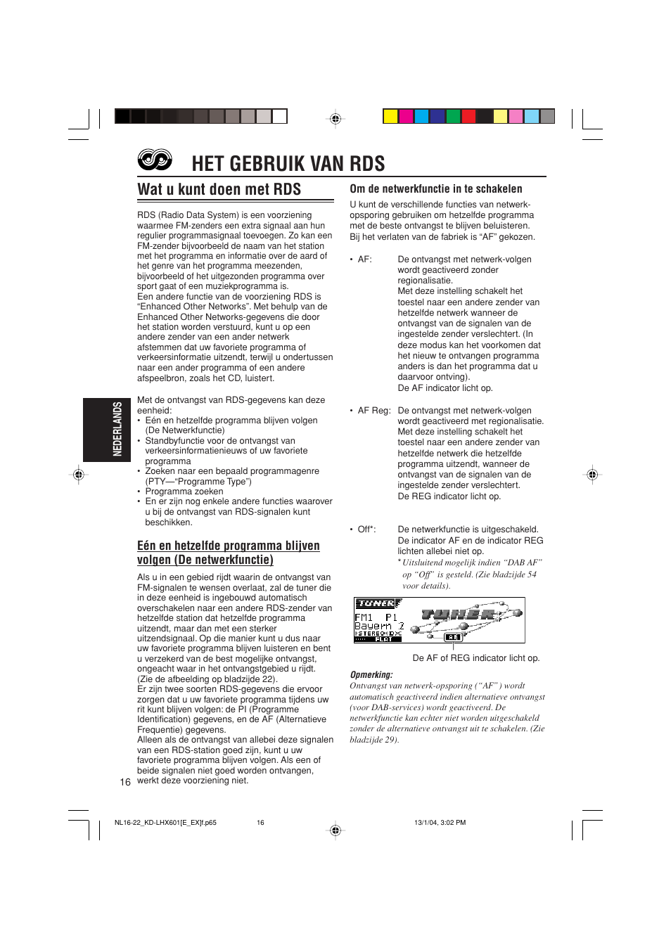 Het gebruik van rds, Wat u kunt doen met rds | JVC KD-LHX601 User Manual | Page 232 / 291