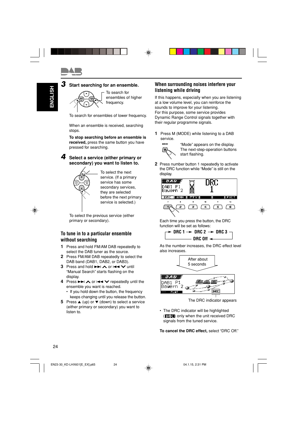JVC KD-LHX601 User Manual | Page 24 / 291