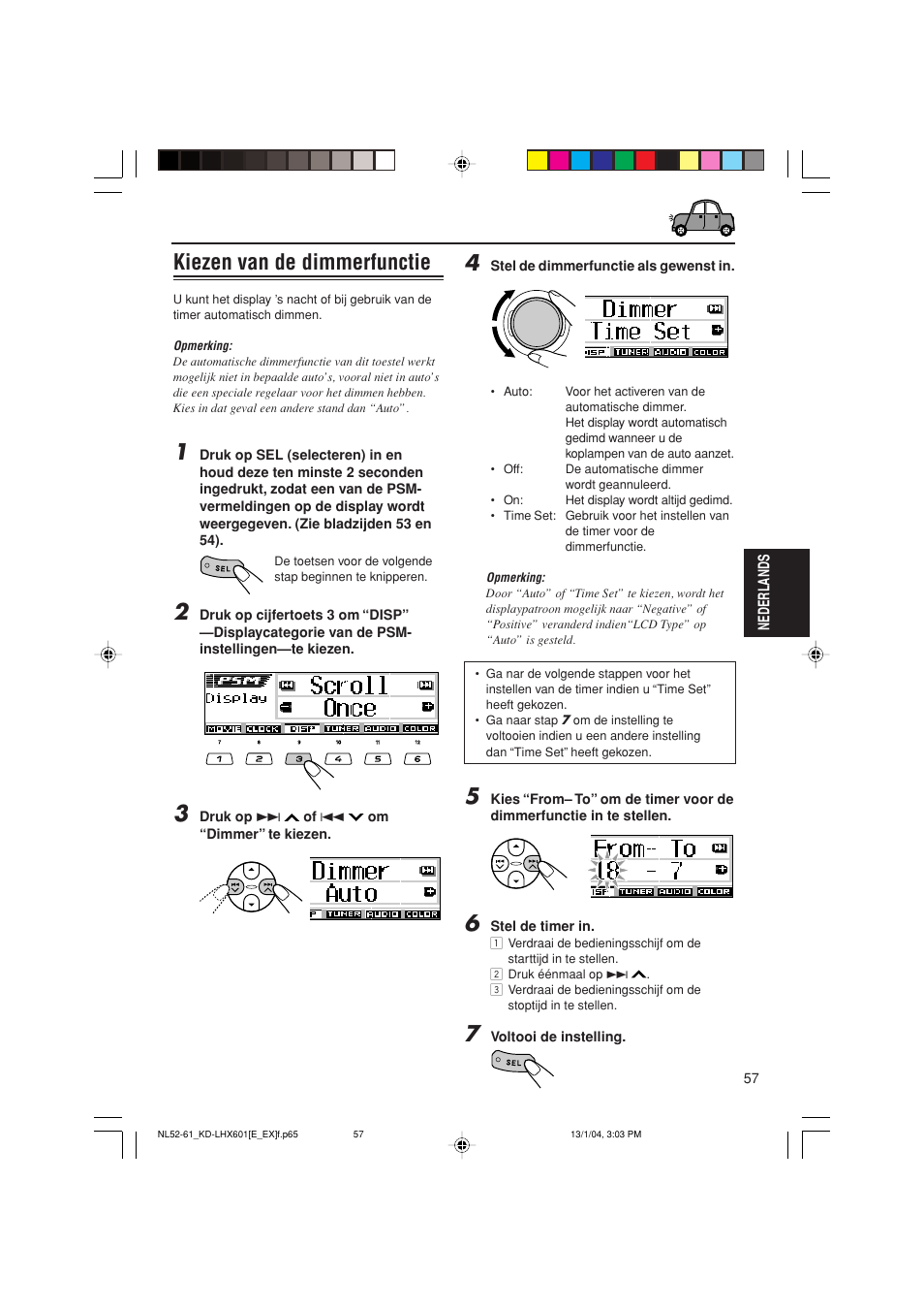 Kiezen van de dimmerfunctie | JVC KD-LHX601 User Manual | Page 273 / 291