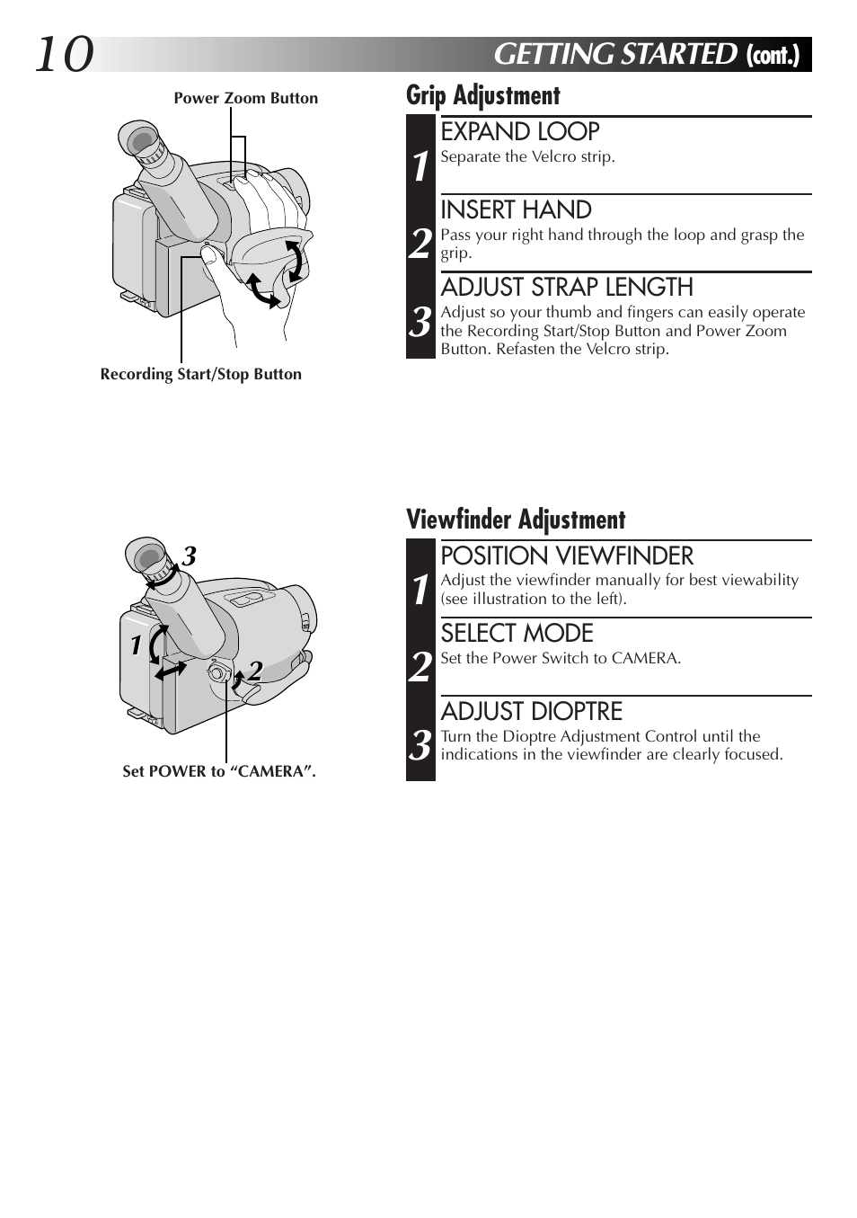 JVC Camcorder User Manual | Page 9 / 44