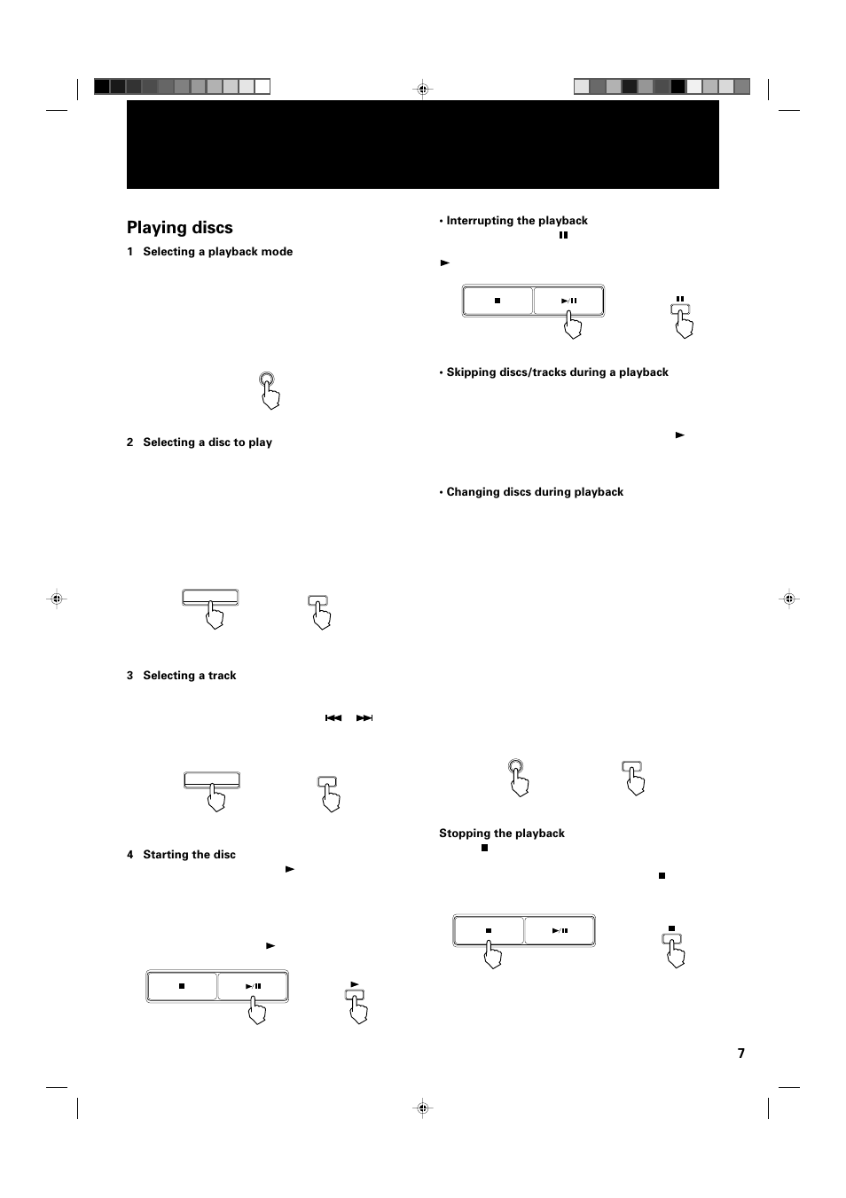 Playing discs | JVC XL-MC222BK User Manual | Page 9 / 16