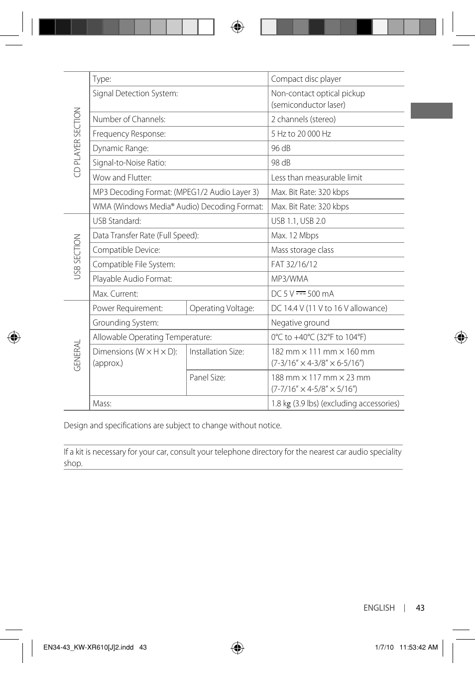 JVC GET0665-001A User Manual | Page 43 / 127