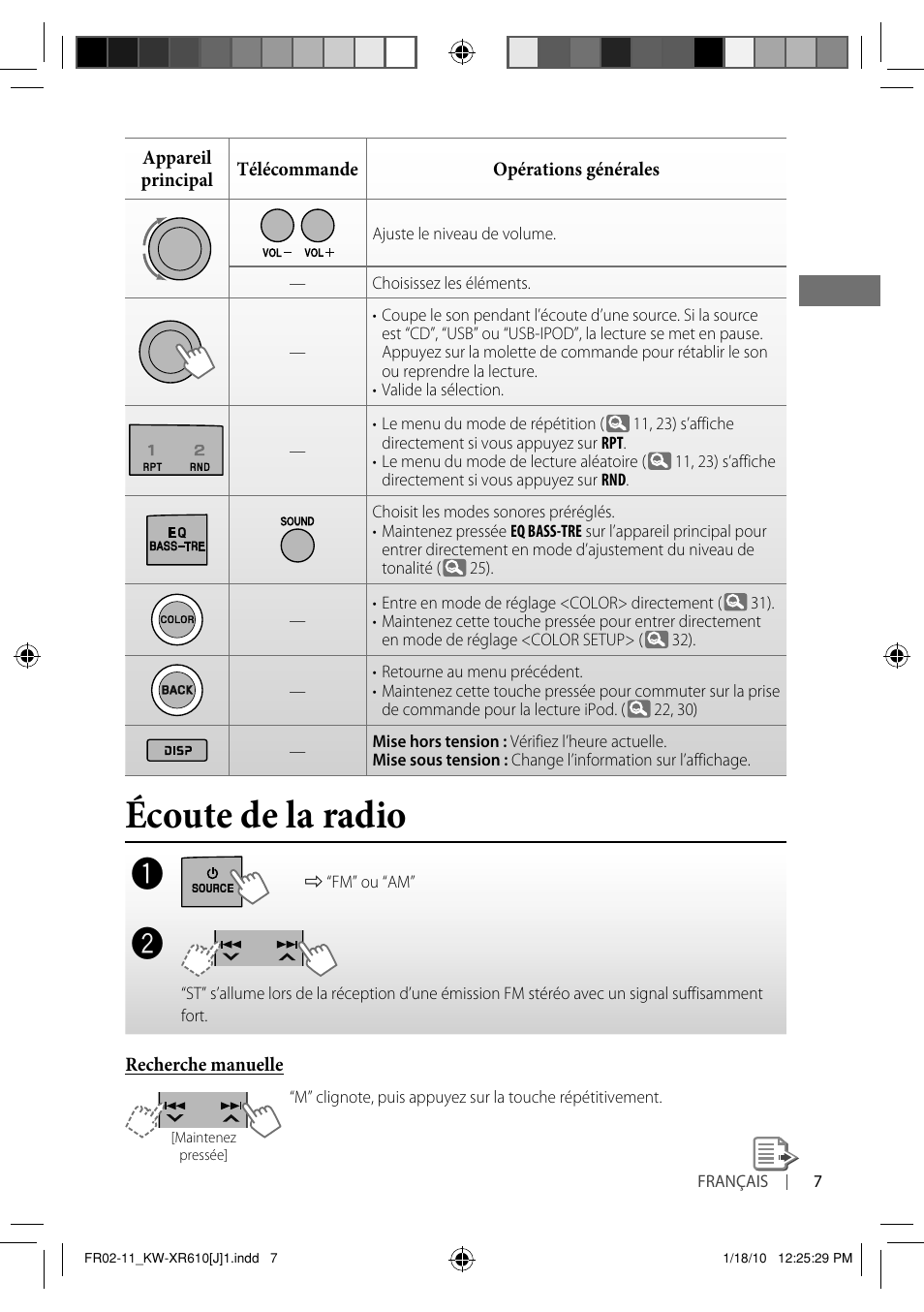 Écoute de la radio | JVC GET0665-001A User Manual | Page 91 / 127