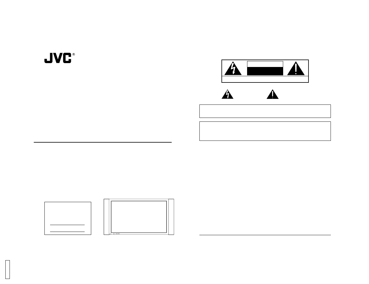 JVC GD V500PZU User Manual | 18 pages