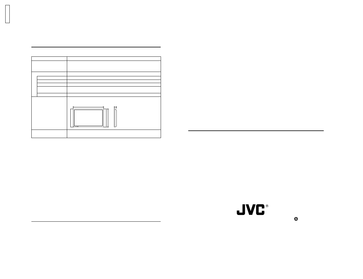 Power / r - standby g power on input — vol | JVC GD V500PZU User Manual | Page 18 / 18
