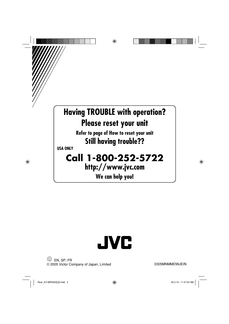 Still having trouble, We can help you | JVC LVT1340-001A User Manual | Page 116 / 117