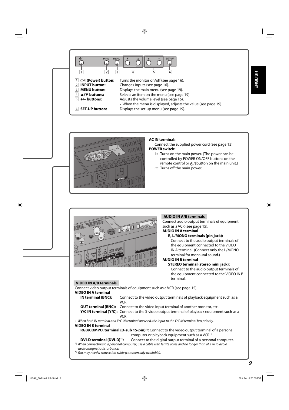 JVC GM-H40L2A User Manual | Page 11 / 46