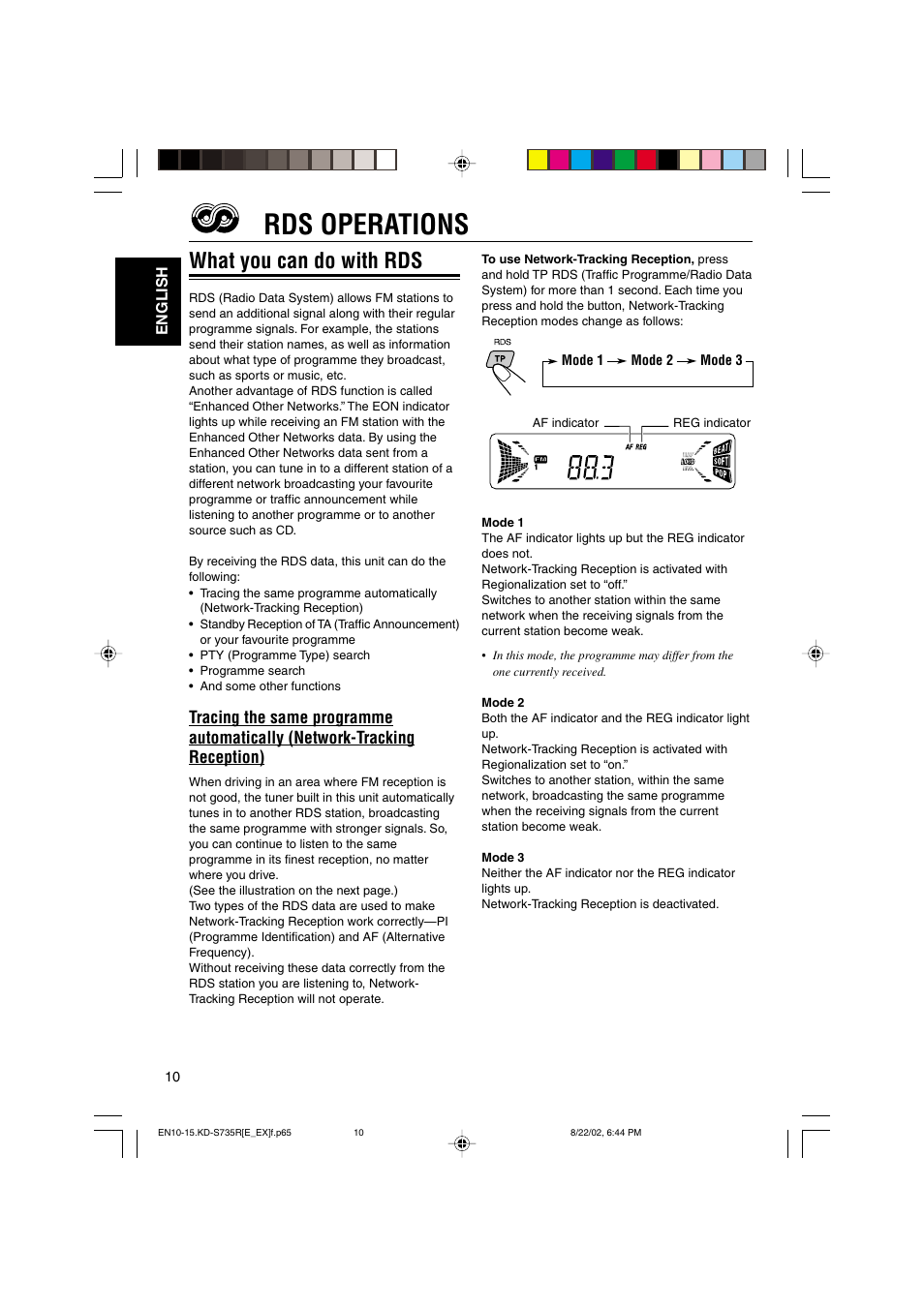 Rds operations, What you can do with rds | JVC KD-S735R User Manual | Page 10 / 32