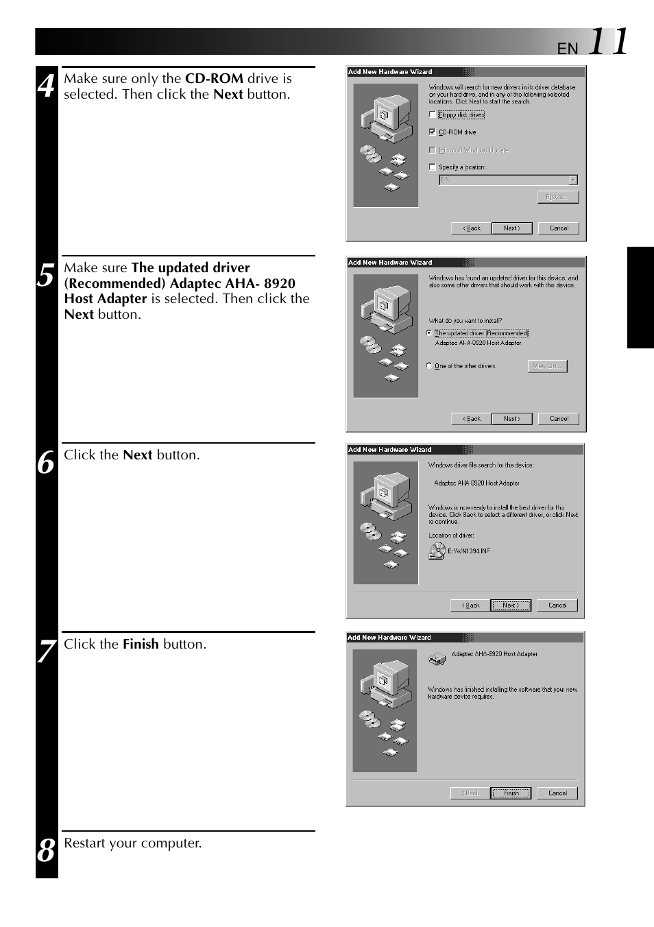 JVC VIDEO NAVIGATOR GV-DV1000 User Manual | Page 11 / 26