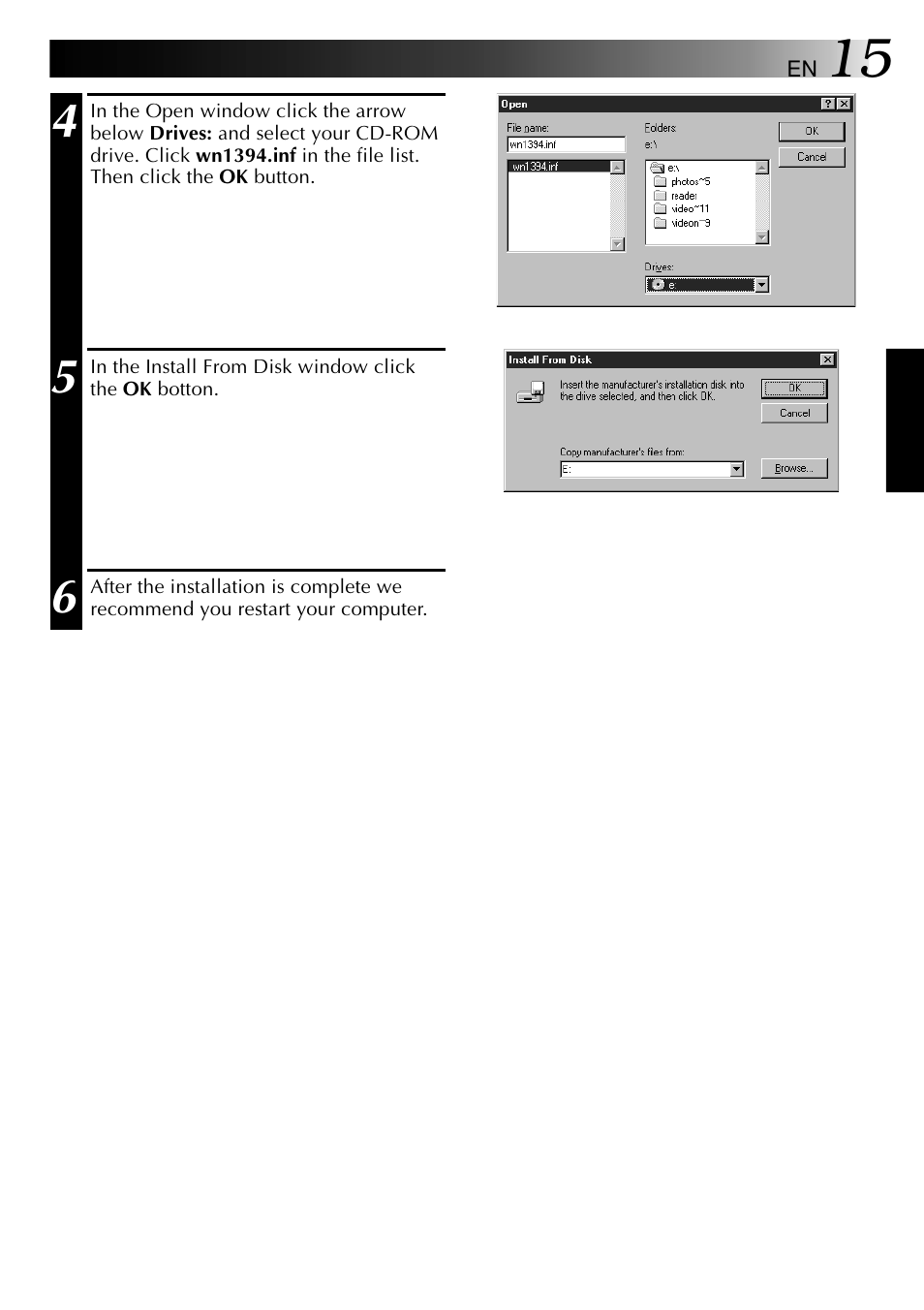 JVC VIDEO NAVIGATOR GV-DV1000 User Manual | Page 15 / 26