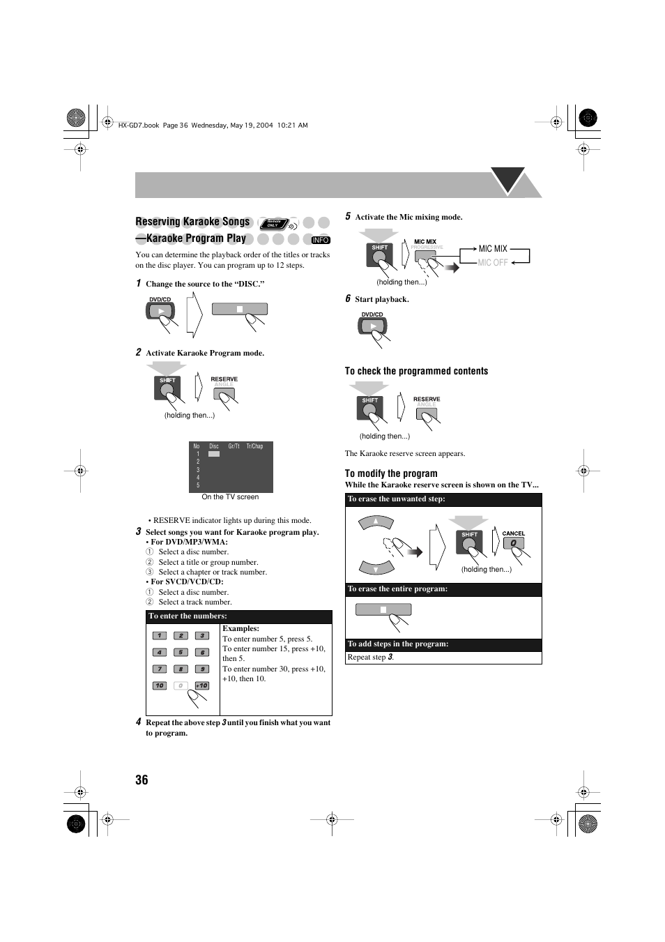 JVC HX-GD7 User Manual | Page 40 / 60