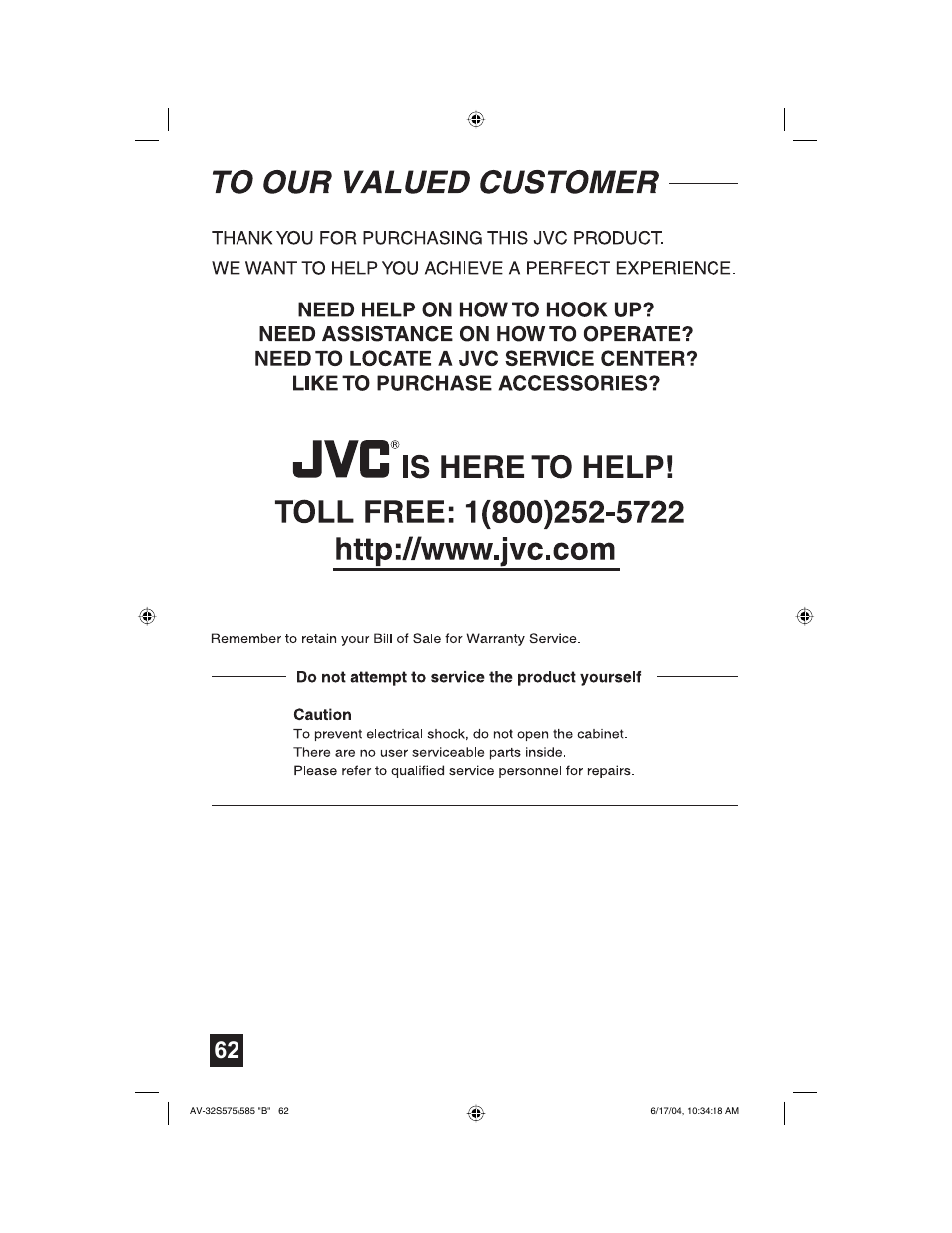 JVC LCT1638-001B-A User Manual | Page 62 / 64