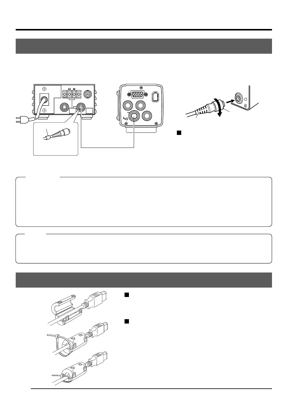 Raccordement de l’alimentation, Raccordement du câble ieee 1394, Avant l’enregistrement (suite) | Fiche bague, Câble d’alimentation, Vers le connecteur [ieee 1394 | JVC KY-F1030U User Manual | Page 118 / 148