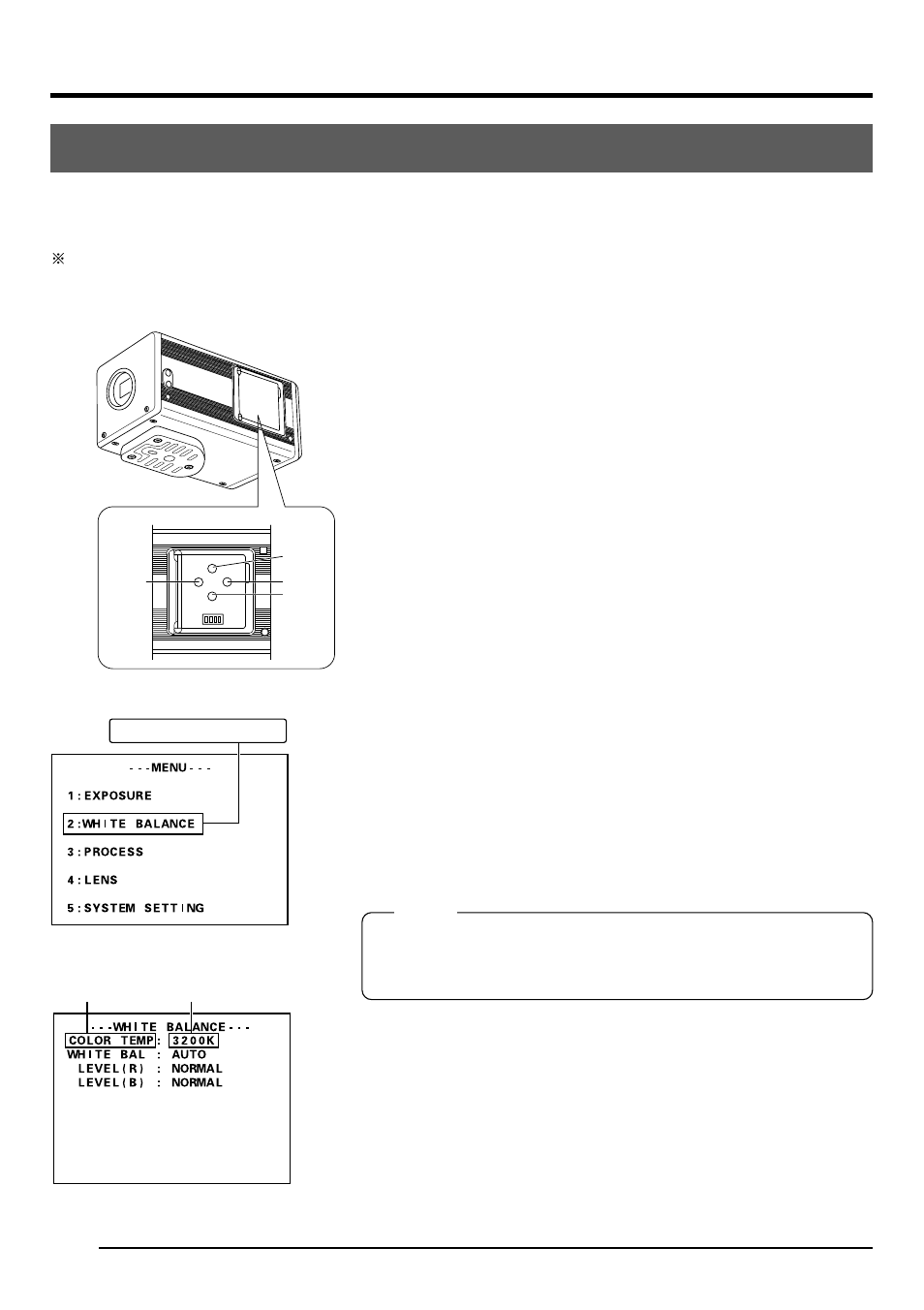 Réglage de la balance des blancs, Réglages et paramètres d’enregistrement (suite) | JVC KY-F1030U User Manual | Page 122 / 148