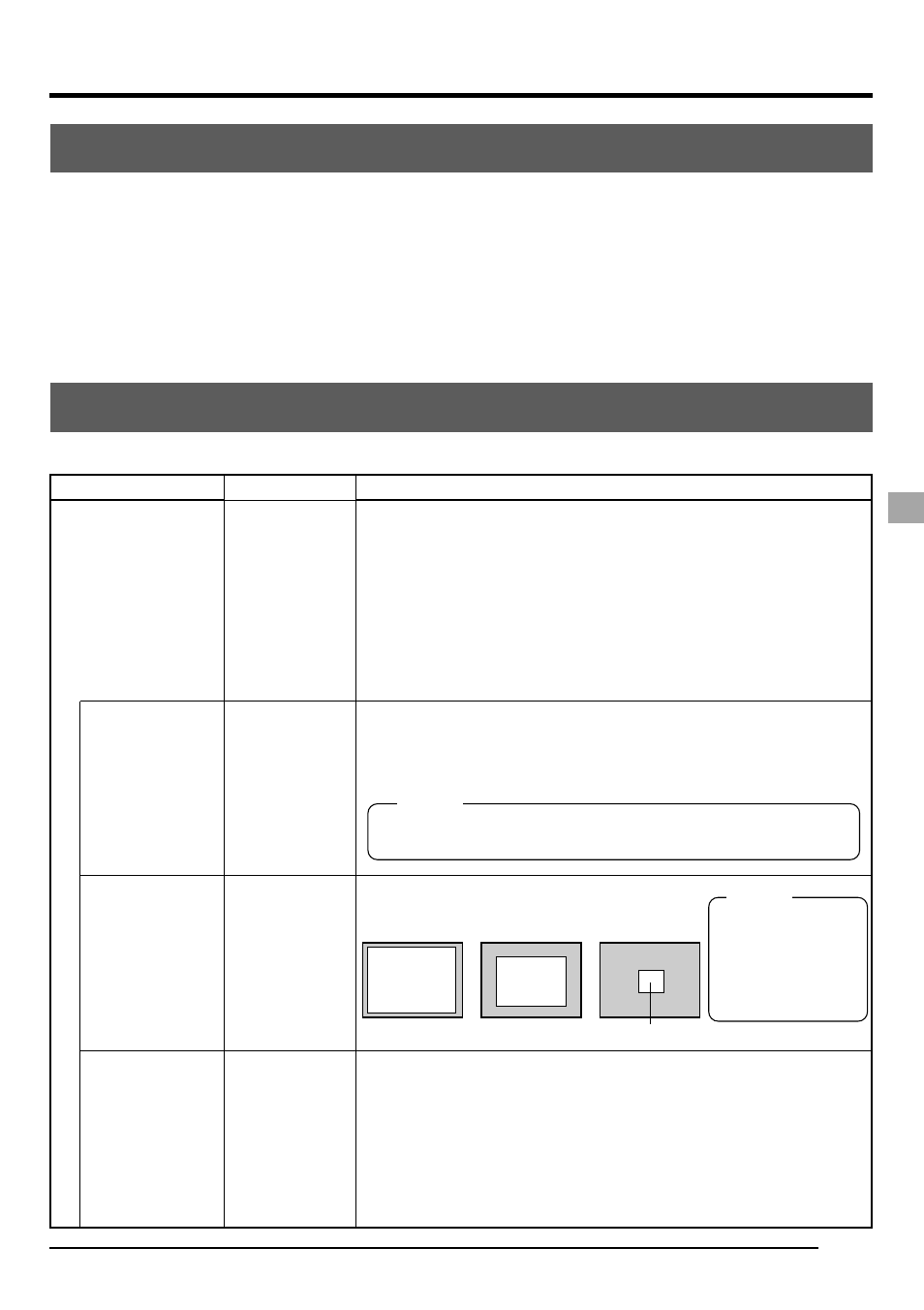 Contenu des menus, Ecran exposure (exposition) | JVC KY-F1030U User Manual | Page 133 / 148