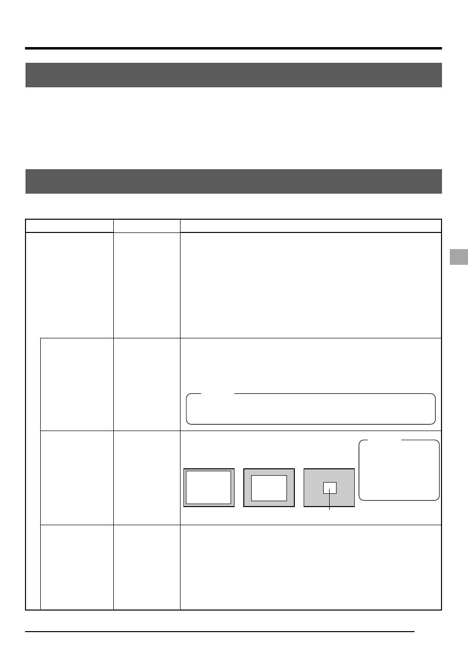 Menu contents, Exposure screen | JVC KY-F1030U User Manual | Page 37 / 148