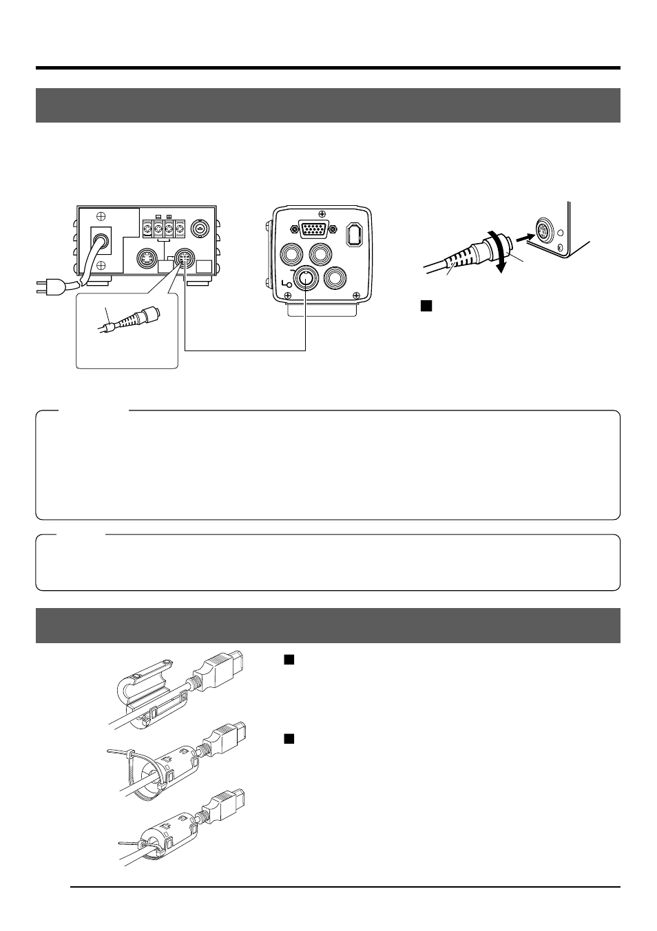 Anschließen an die stromversorgung, Anschluss an das ieee1394-kabel, Vor der aufnahme (fortgesetzt) | Stecker ring, Netzkabel (mitgeliefert), Zum ieee1394-anschluss | JVC KY-F1030U User Manual | Page 70 / 148