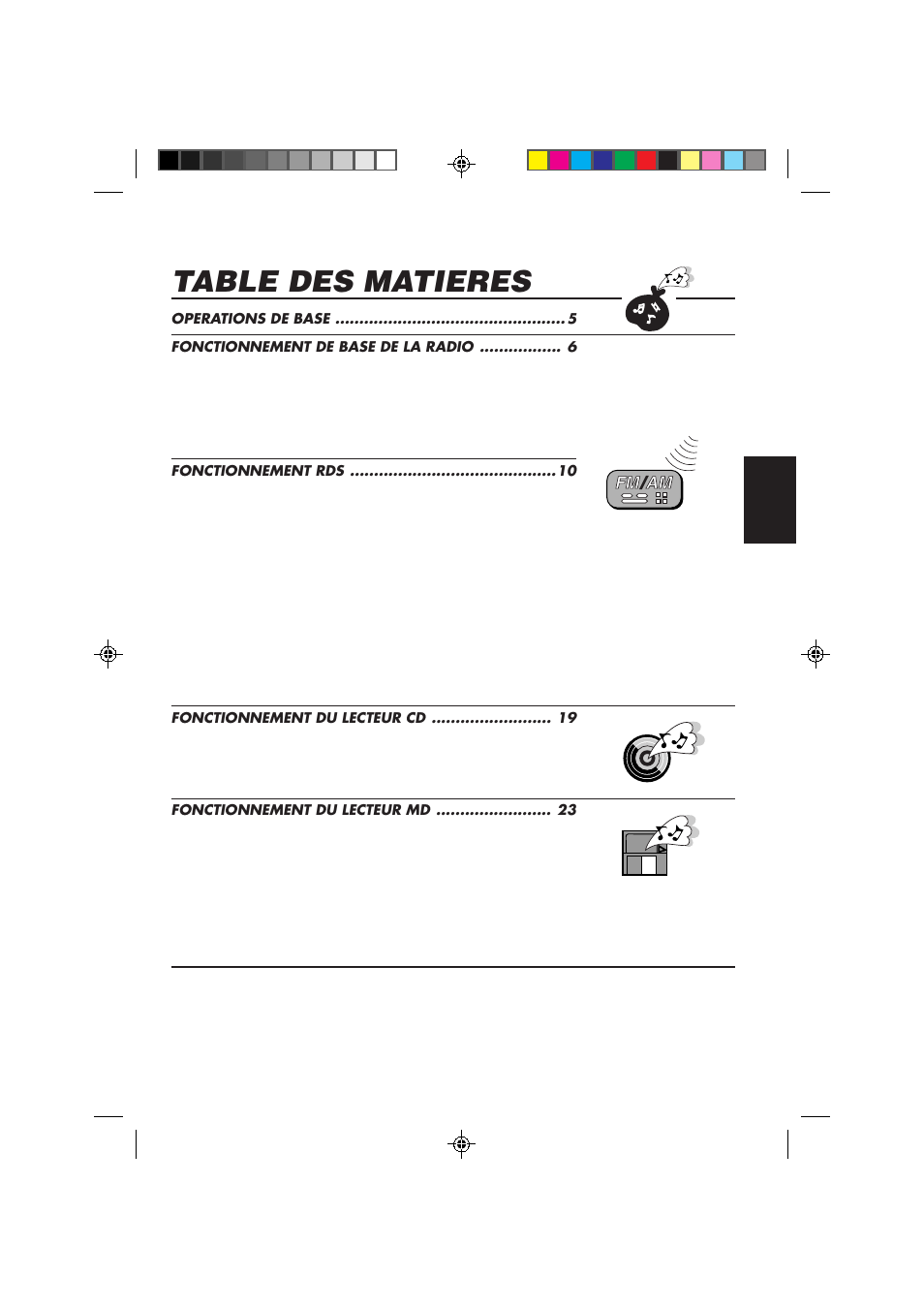 Table des matieres | JVC KD-MX2800R User Manual | Page 103 / 202