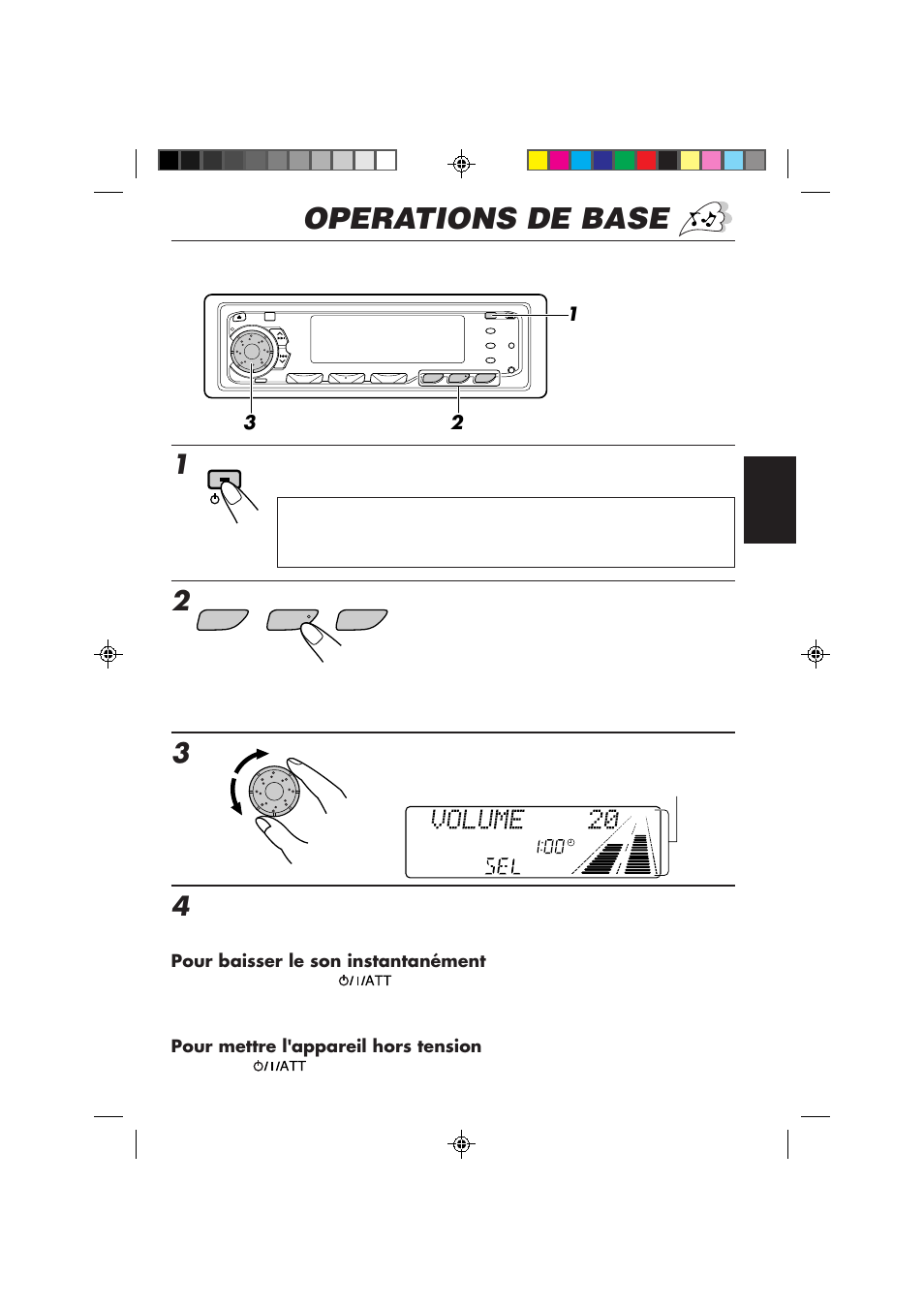 Operations de base | JVC KD-MX2800R User Manual | Page 105 / 202