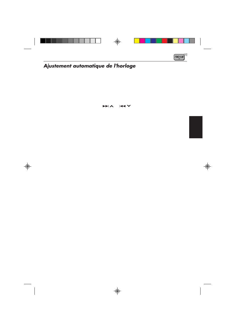 Ajustement automatique de l'horloge | JVC KD-MX2800R User Manual | Page 117 / 202