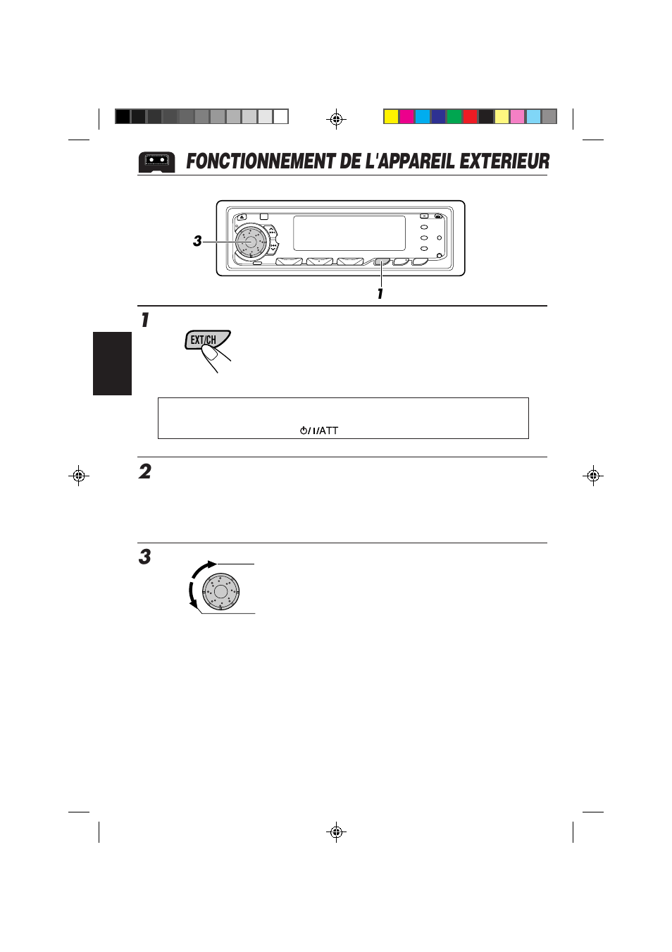 Fonctionnement de l'appareil exterieur | JVC KD-MX2800R User Manual | Page 146 / 202