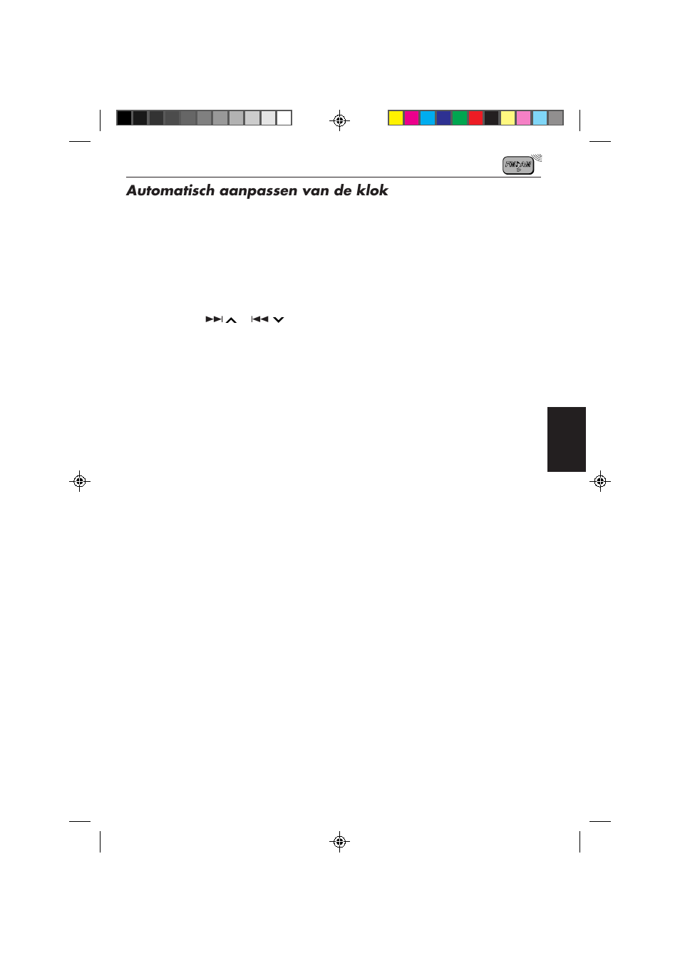 Automatisch aanpassen van de klok | JVC KD-MX2800R User Manual | Page 167 / 202