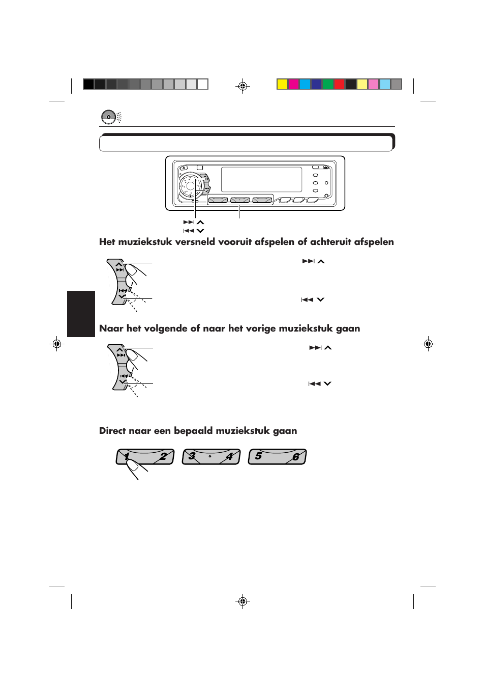 Een muziekstuk of een bepaald punt op de cd zoeken | JVC KD-MX2800R User Manual | Page 170 / 202