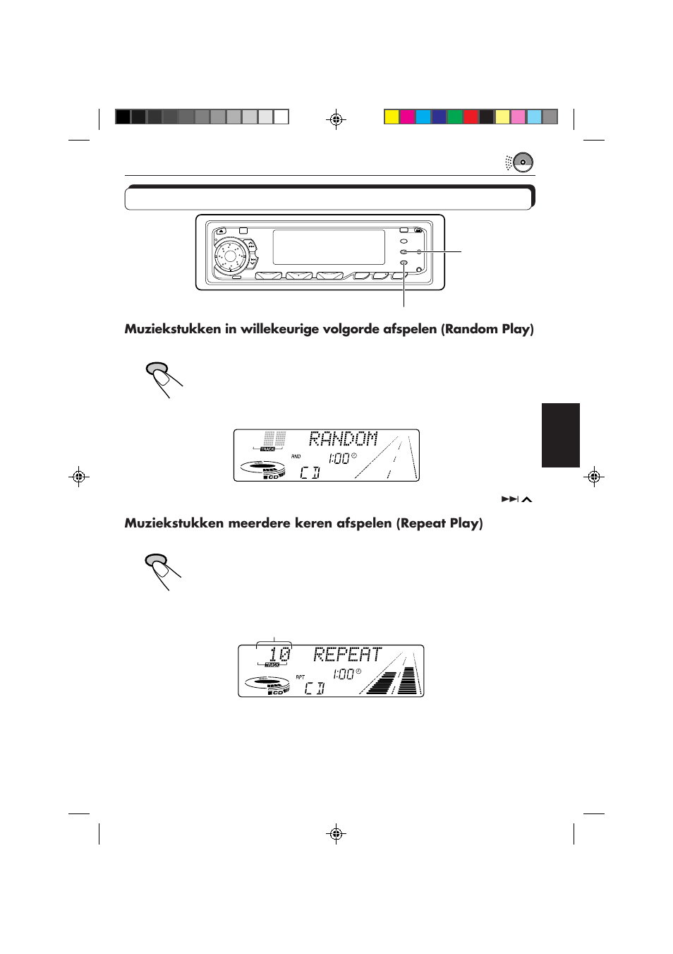 Afspeelmodus selecteren | JVC KD-MX2800R User Manual | Page 171 / 202