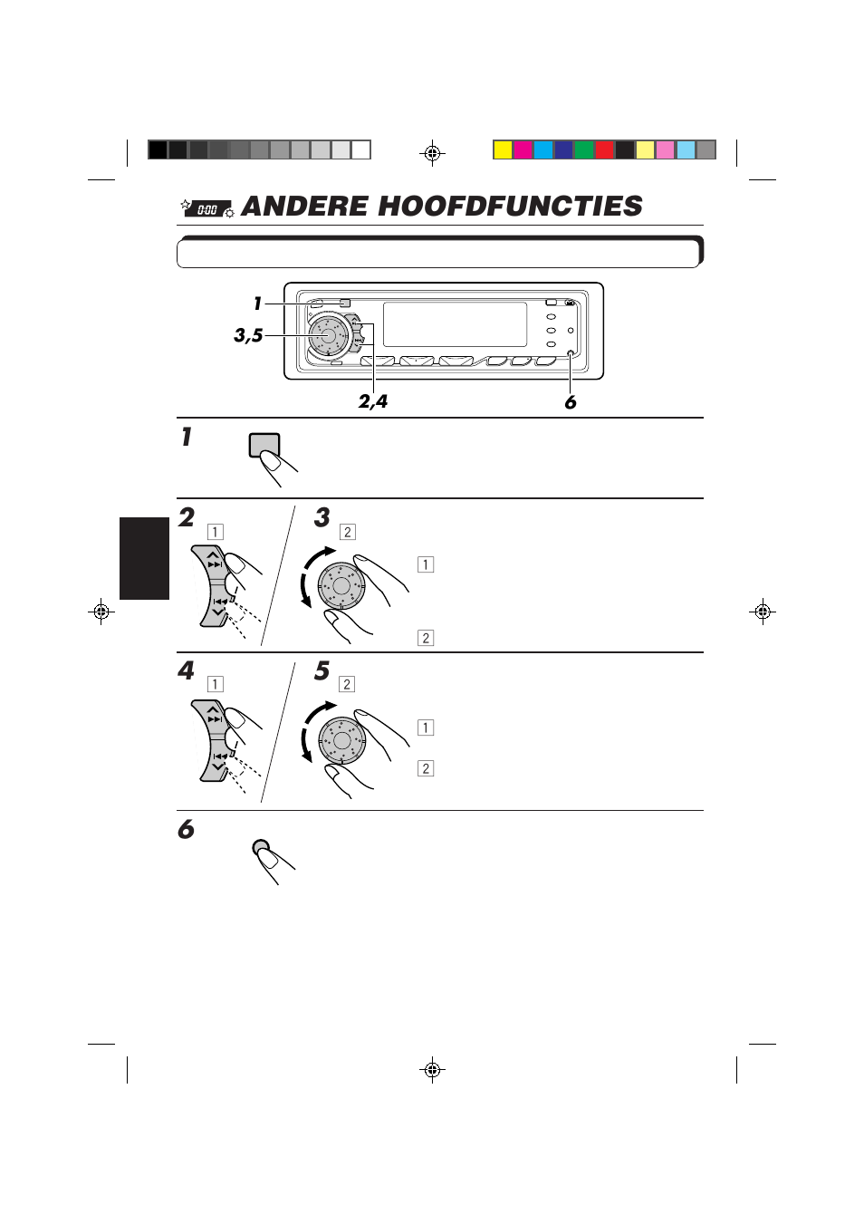 Andere hoofdfuncties, Klok instellen | JVC KD-MX2800R User Manual | Page 180 / 202