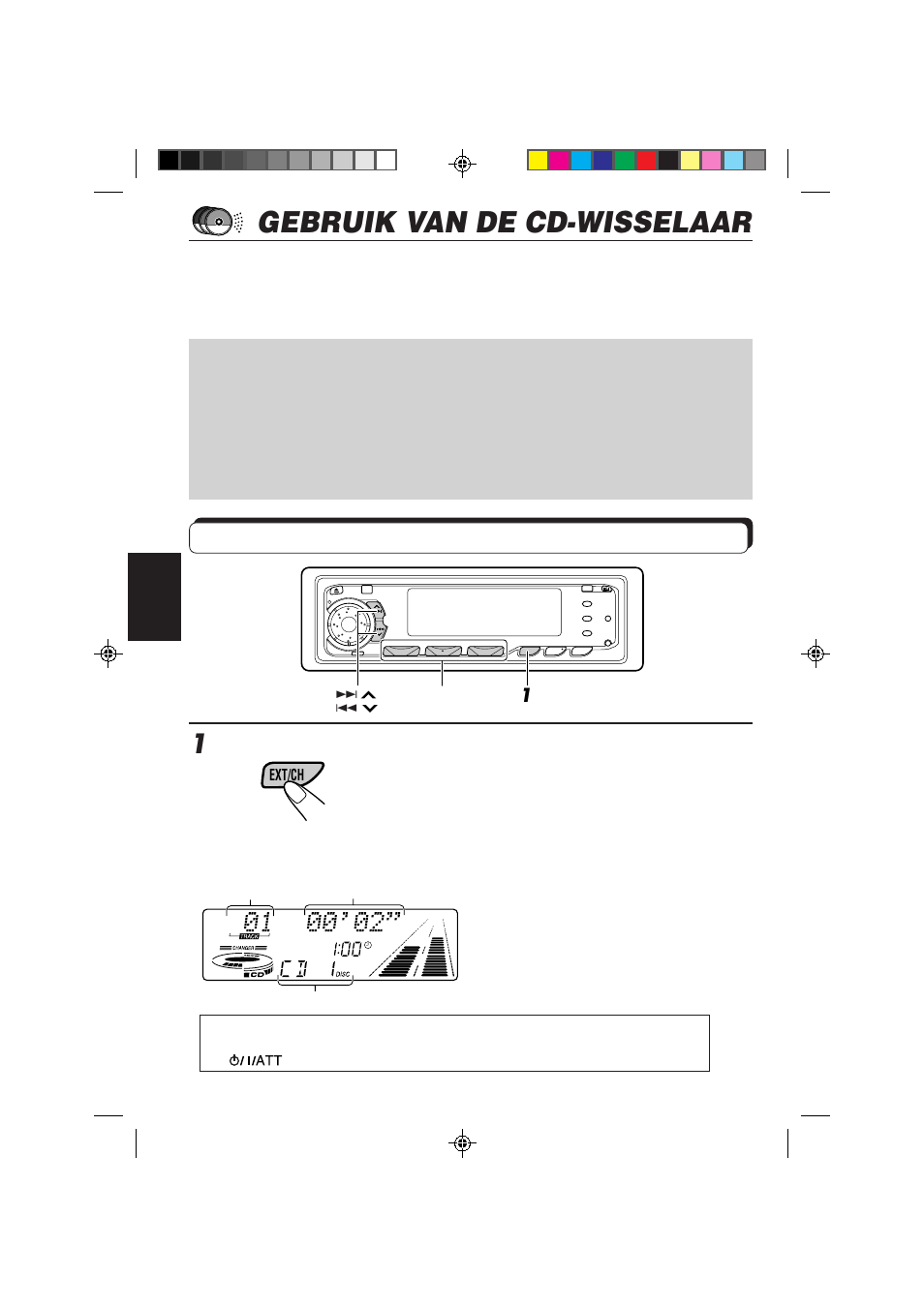 Gebruik van de cd-wisselaar, Cd’s afspelen, Selecteer de automatische cd-wisselaar | JVC KD-MX2800R User Manual | Page 192 / 202