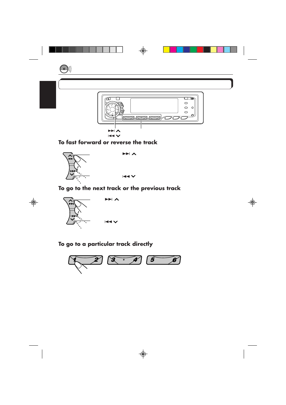 Locating a track or a particular portion on a cd | JVC KD-MX2800R User Manual | Page 20 / 202