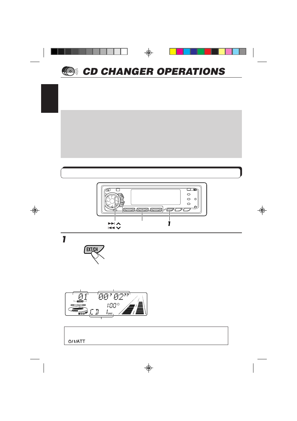 Cd changer operations, Playing cds, Select the cd automatic changer | JVC KD-MX2800R User Manual | Page 42 / 202