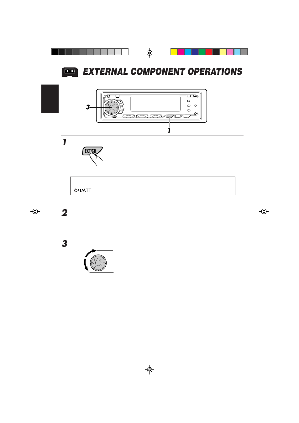 External component operations | JVC KD-MX2800R User Manual | Page 46 / 202