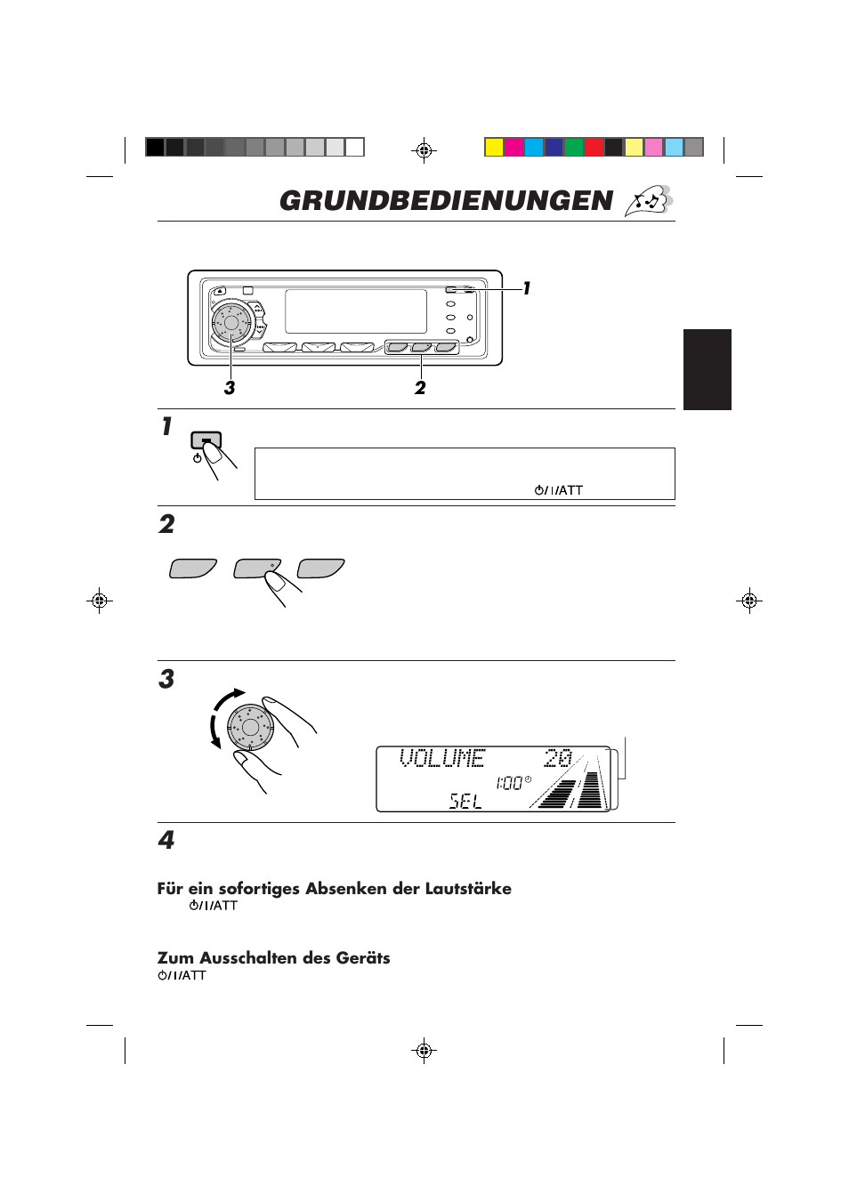 Grundbedienungen | JVC KD-MX2800R User Manual | Page 55 / 202