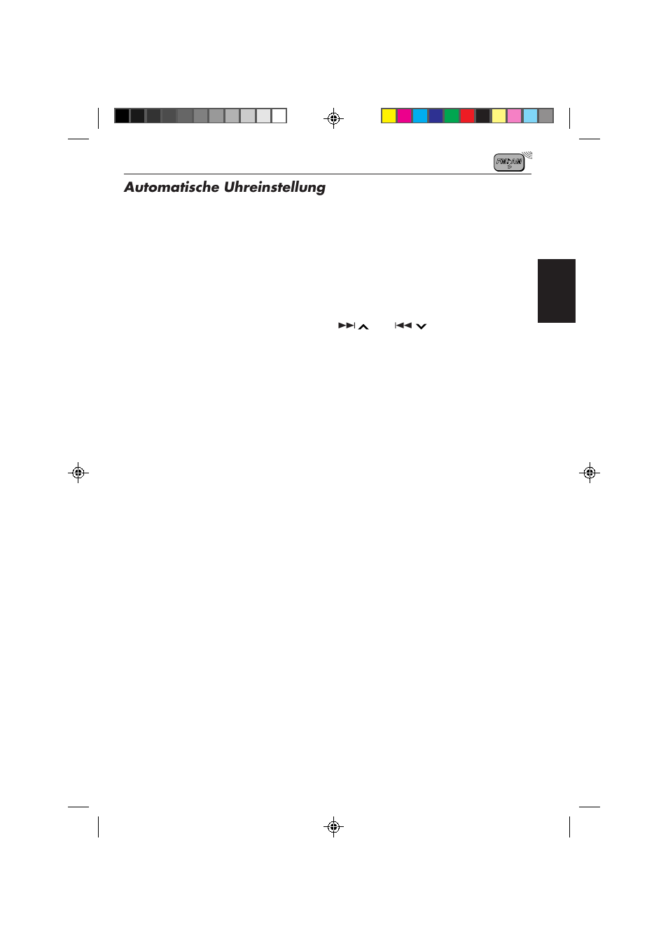 Automatische uhreinstellung | JVC KD-MX2800R User Manual | Page 67 / 202