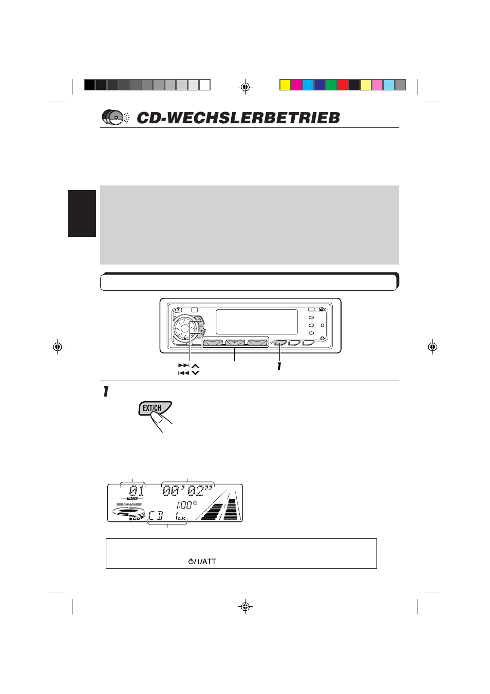 Cd-wechslerbetrieb, Abspielen der cds, Den automatischen cd-wechsler wählen | JVC KD-MX2800R User Manual | Page 92 / 202