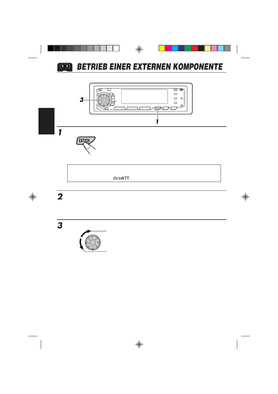 Betrieb einer externen komponente | JVC KD-MX2800R User Manual | Page 96 / 202