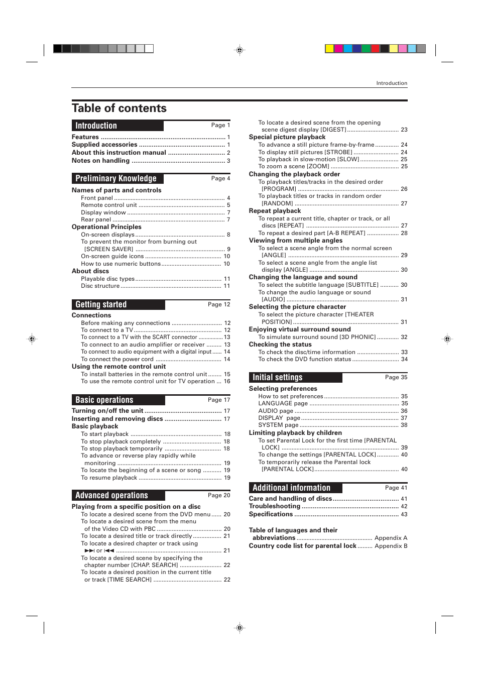 JVC XV-M555BK User Manual | Page 3 / 48