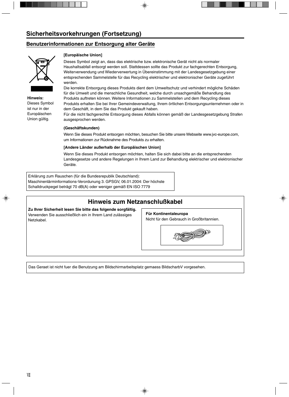 JVC RM-HP250DE User Manual | Page 8 / 44