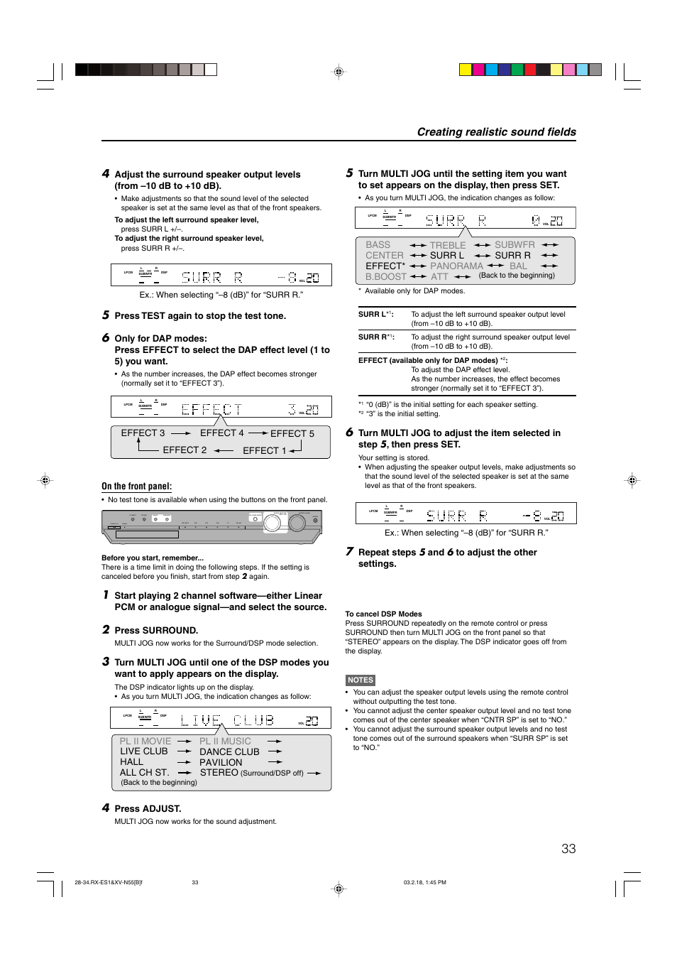 Creating realistic sound fields | JVC LVT1002-001B User Manual | Page 38 / 75