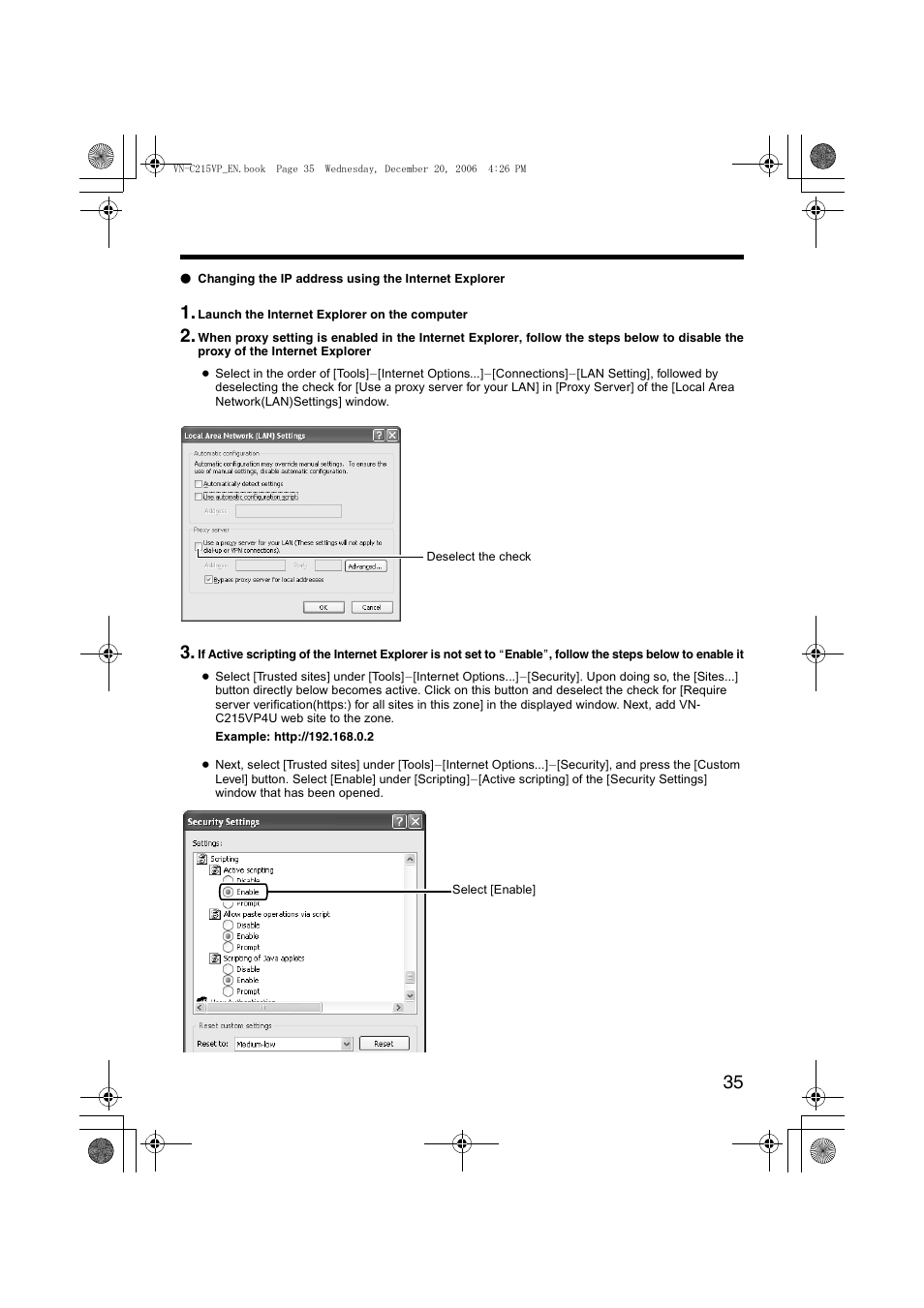 JVC VN-C215VP4U User Manual | Page 35 / 48